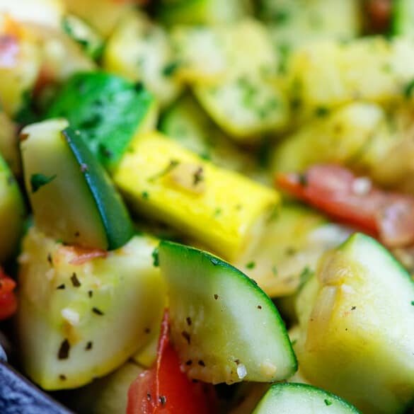 Easy Sauteed Zucchini And Squash | That Low Carb Life