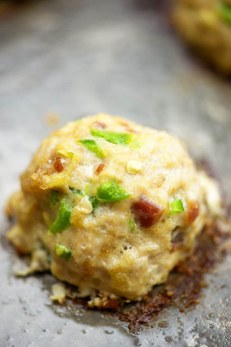 The EASIEST Jalapeno Popper Meatball Recipe and it's low carb too!