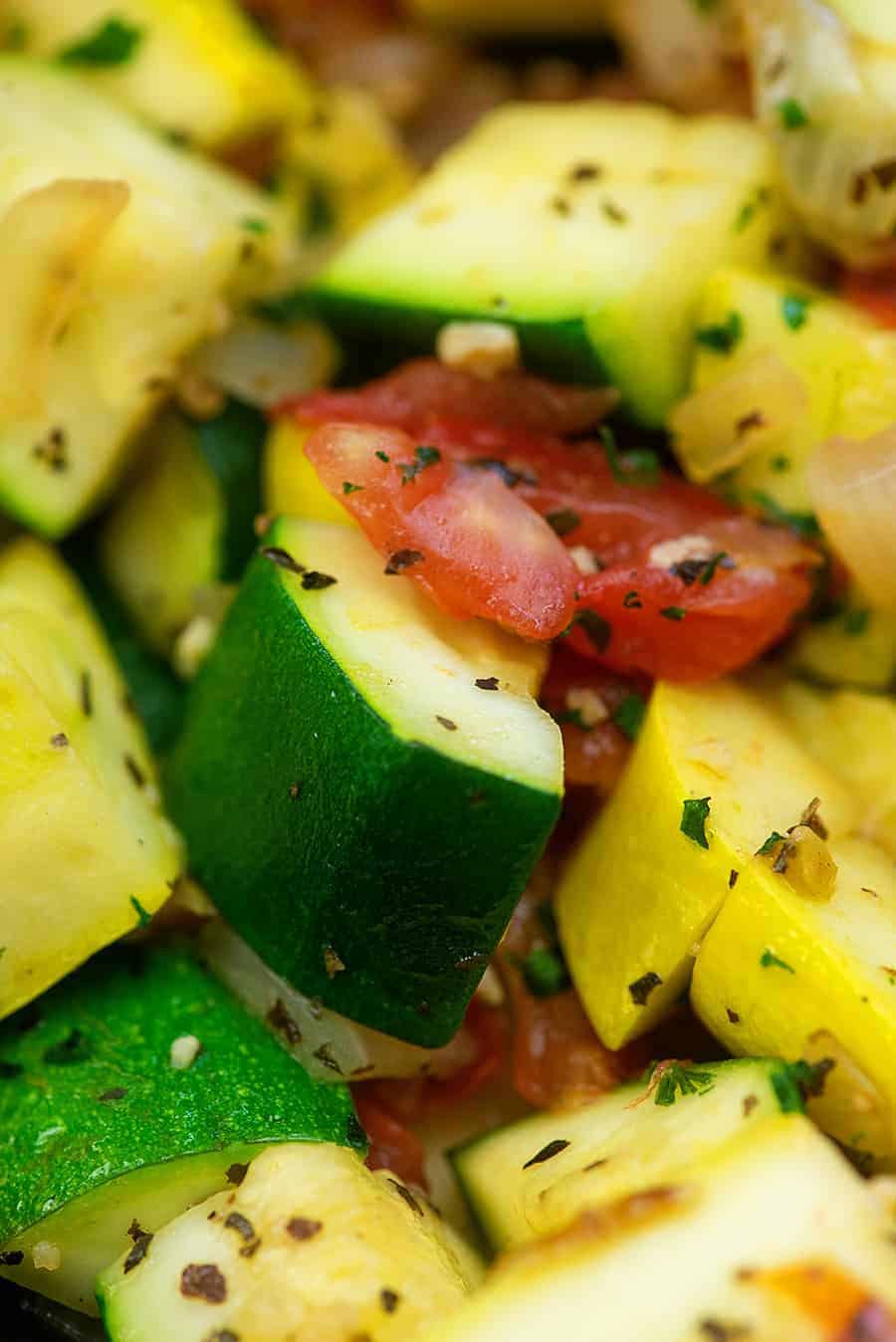 The EASIEST Sauteed Zucchini and Squash - perfect summer side dish!