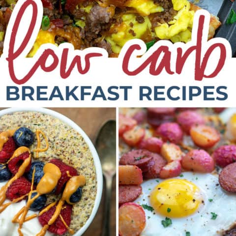 The BEST Low Carb Breakfast Ideas all in one spot!