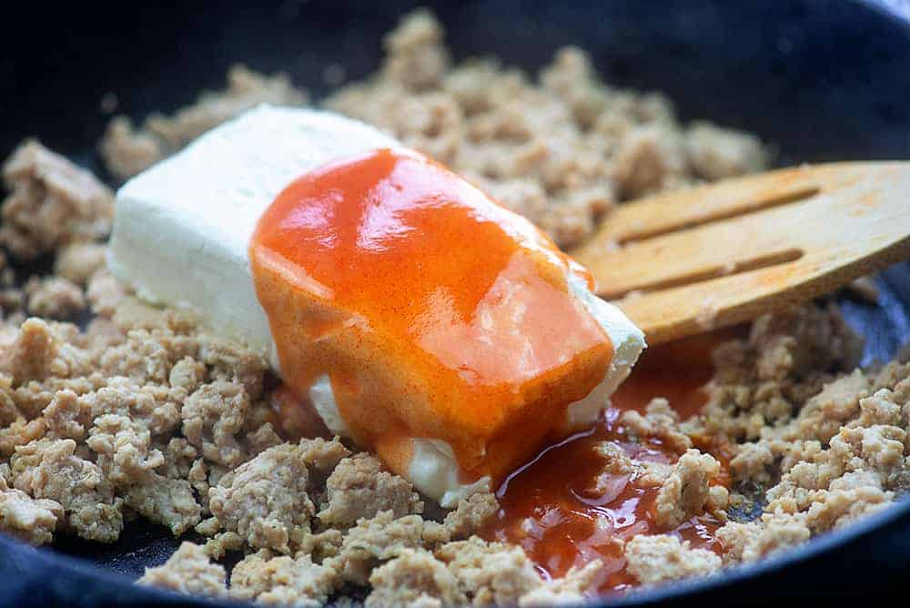 buffalo chicken filling for mini peppers