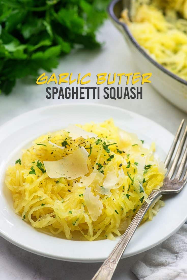 Garlic Parmesan Spaghetti Squash - That Low Carb Life