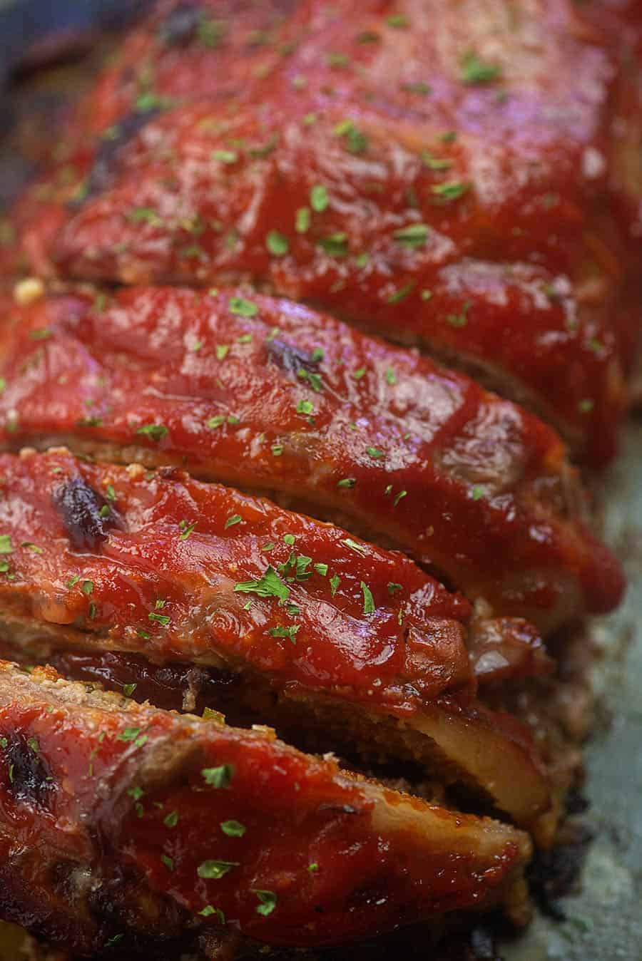 low carb meatloaf recipe with ketchup sauce