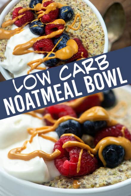 Keto Oatmeal Breakfast Bowl | That Low Carb Life