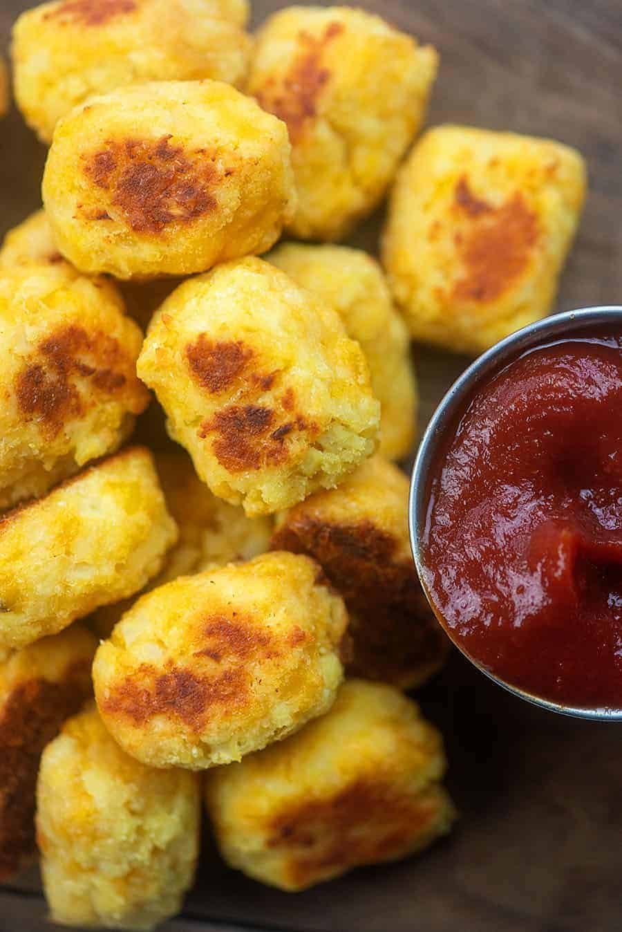 are cauliflower tots healthier than tater tots 