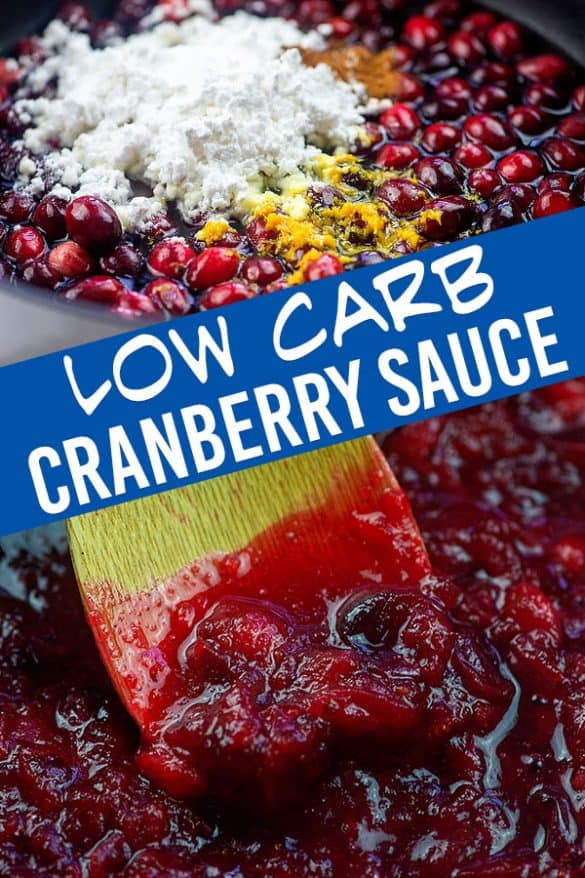 Keto Cranberry Sauce - That Low Carb Life