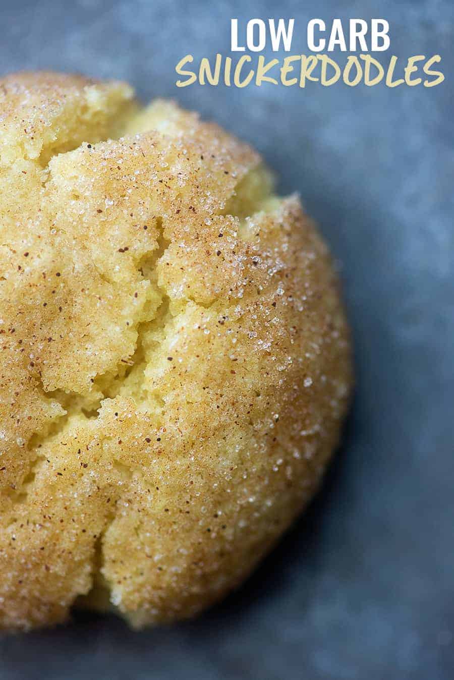 low carb snickerdoodle cookies