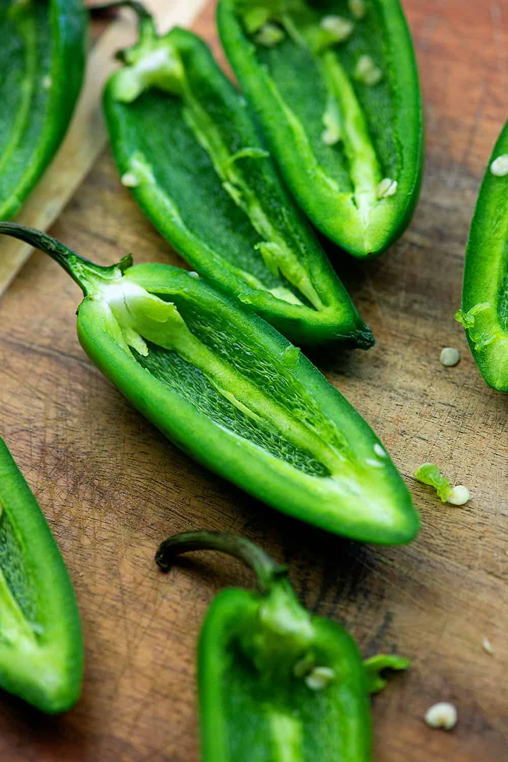 sliced jalapenos