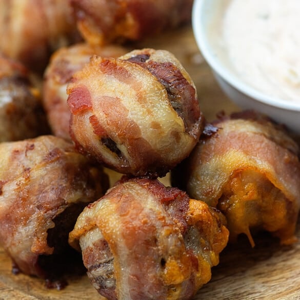 Bacon Cheeseburger Bombs - That Low Carb Life