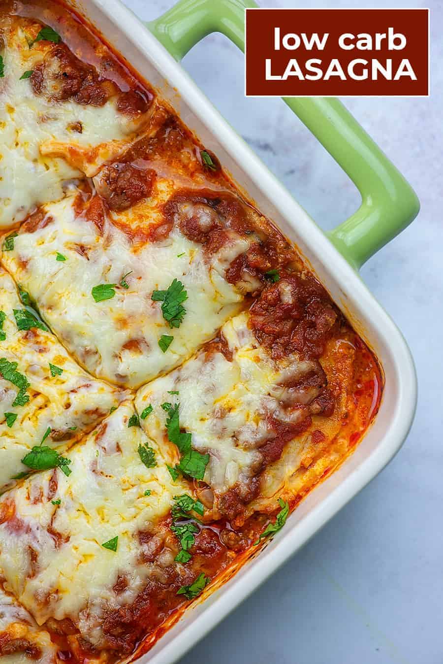 Keto Lasagna Recipe | That Low Carb Life