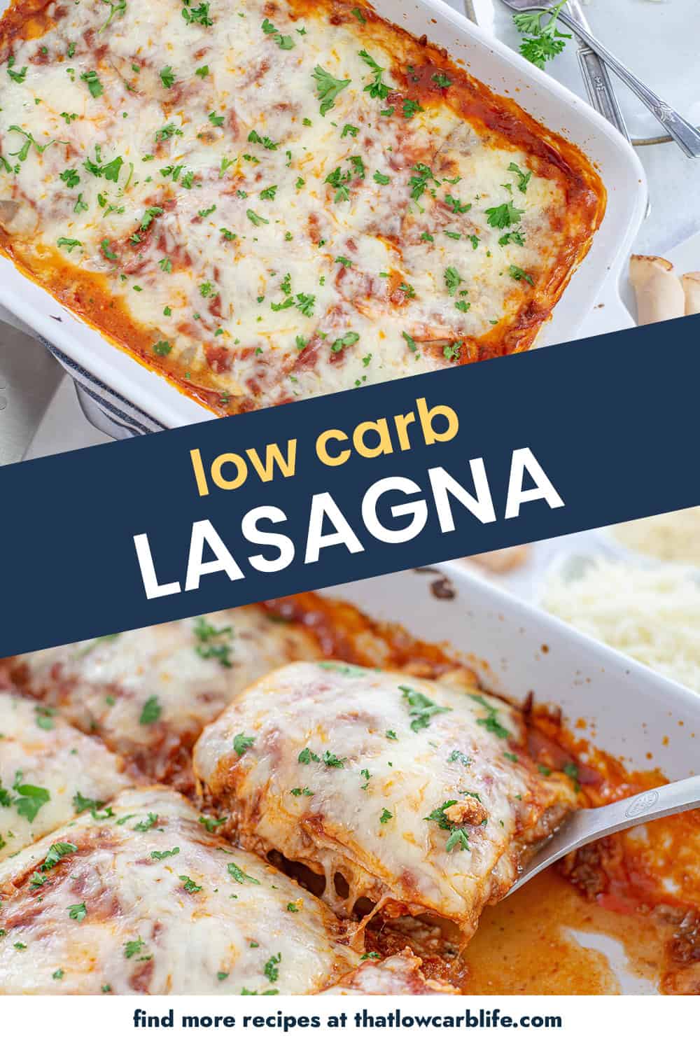 Keto Lasagna Recipe | That Low Carb Life