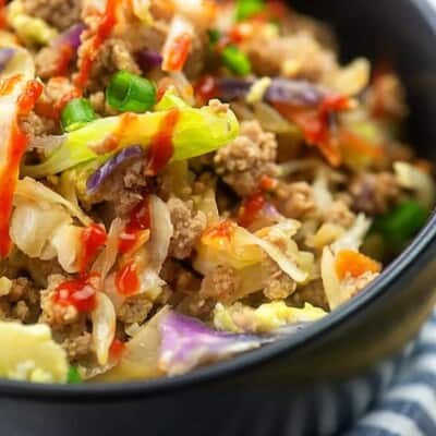 Keto Egg Roll in a Bowl Recipe - better than take out!