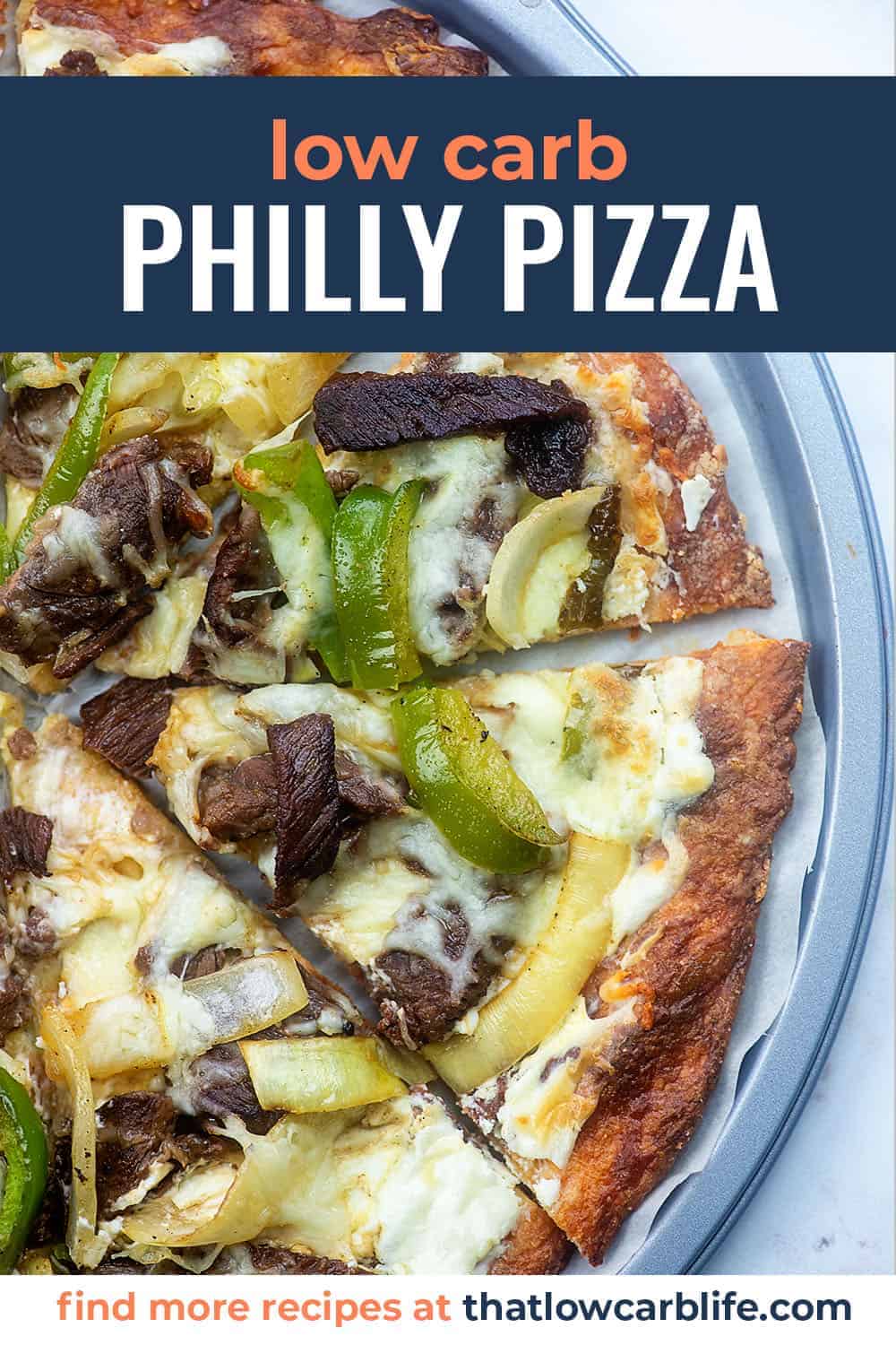 Philly cheese steak pizza recipe on pizza pan