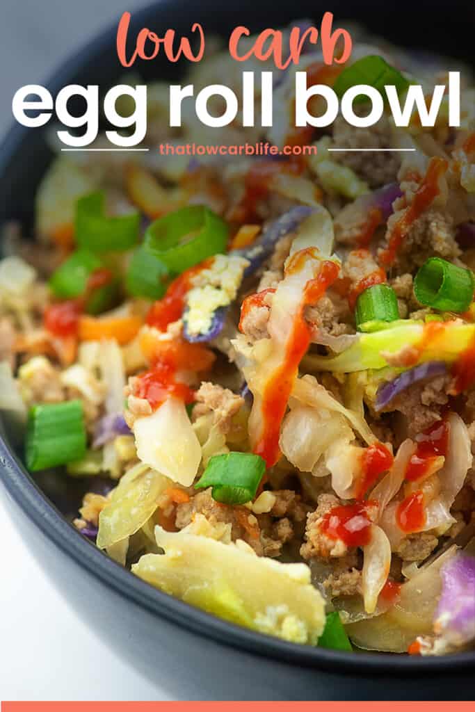 Keto Egg Roll in a Bowl Recipe - better than take out!