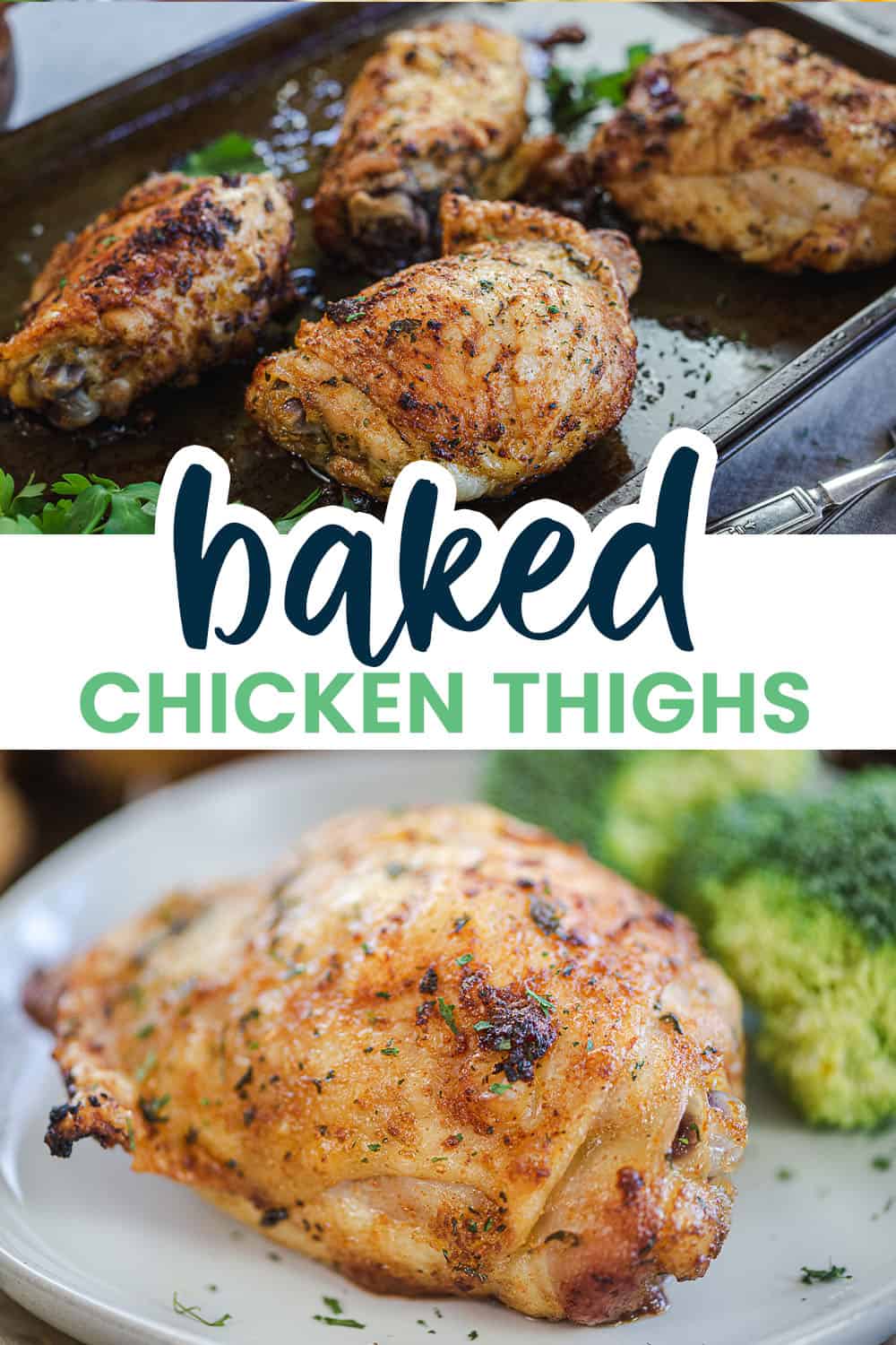 Crispy Baked Chicken Thighs | That Low Carb Life