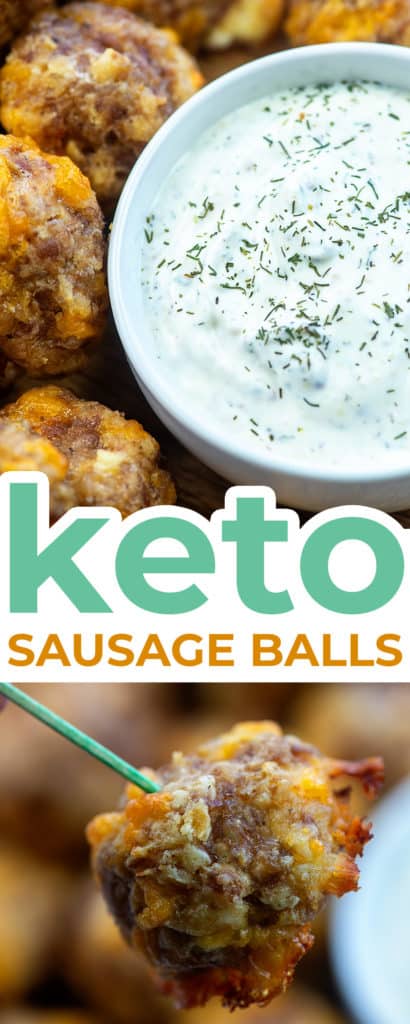 Cream Cheese Sausage Balls (Keto!) - That Low Carb Life