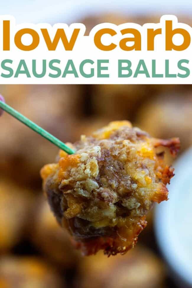 Cream Cheese Sausage Balls (Keto!) - That Low Carb Life