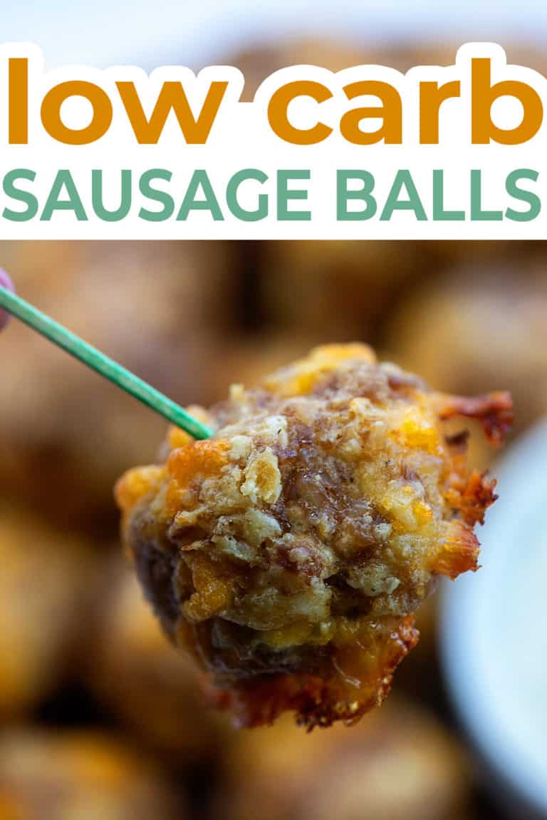 Cream Cheese Sausage Balls (Keto!) - That Low Carb Life