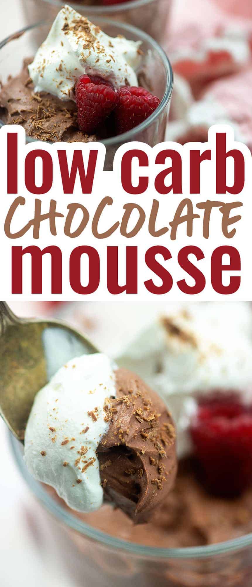 low carb chocolate recipe collage