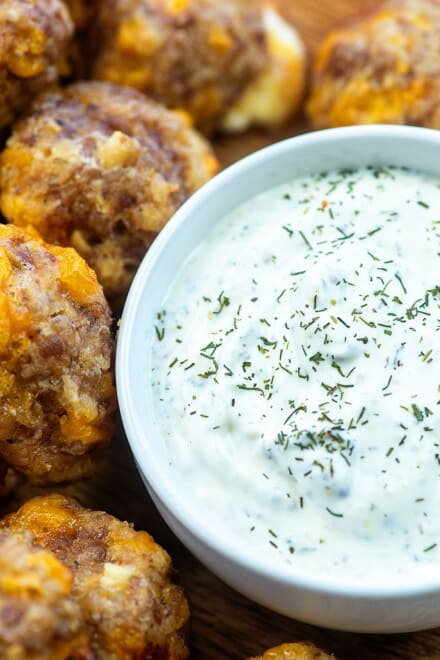 Cream Cheese Sausage Balls (Keto!) - That Low Carb Life