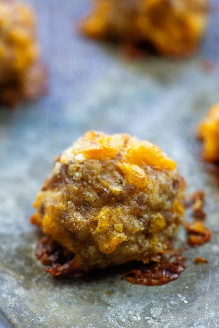 Cream Cheese Sausage Balls (Keto!) - That Low Carb Life