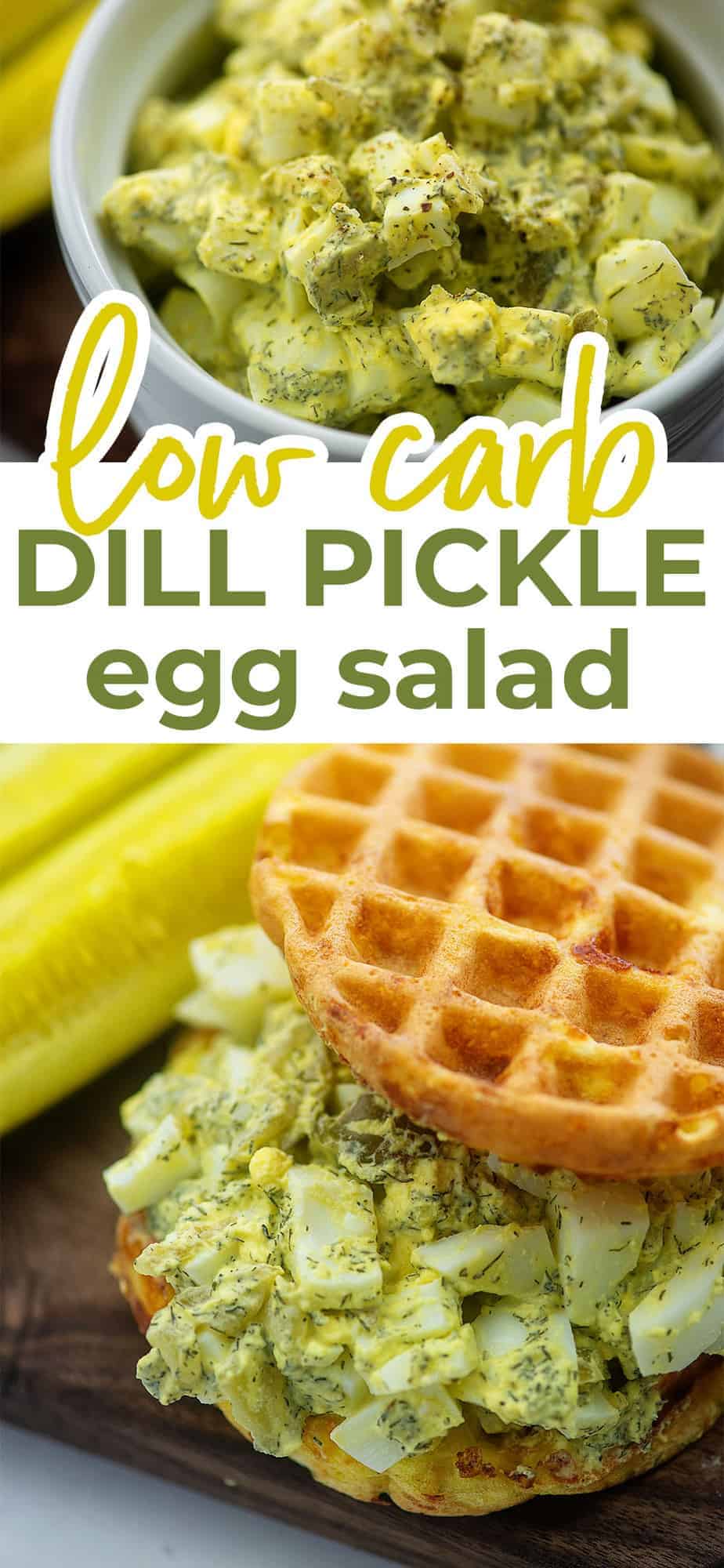 Keto Dill Pickle Egg Salad Sandwich! That Low Carb Life
