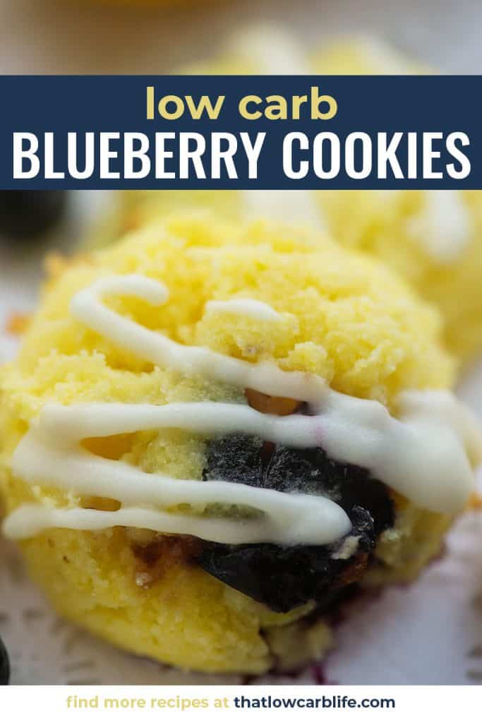 low carb blueberry cookies