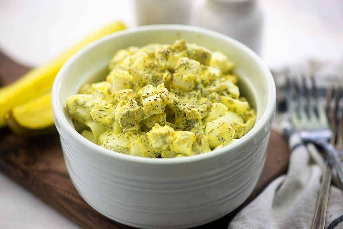 Egg Salad with Pickles - Wellness by Kay