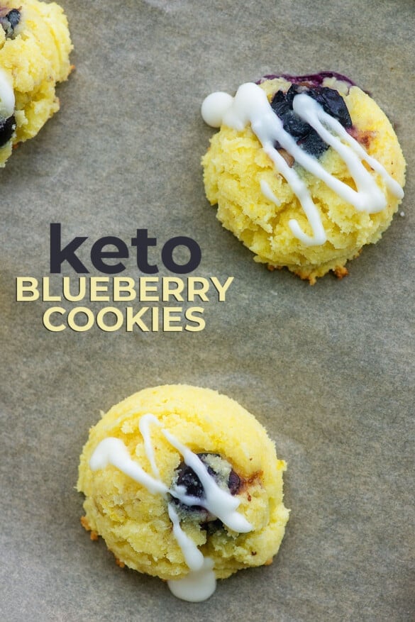 Keto Lemon Cookies with Blueberries! That Low Carb Life