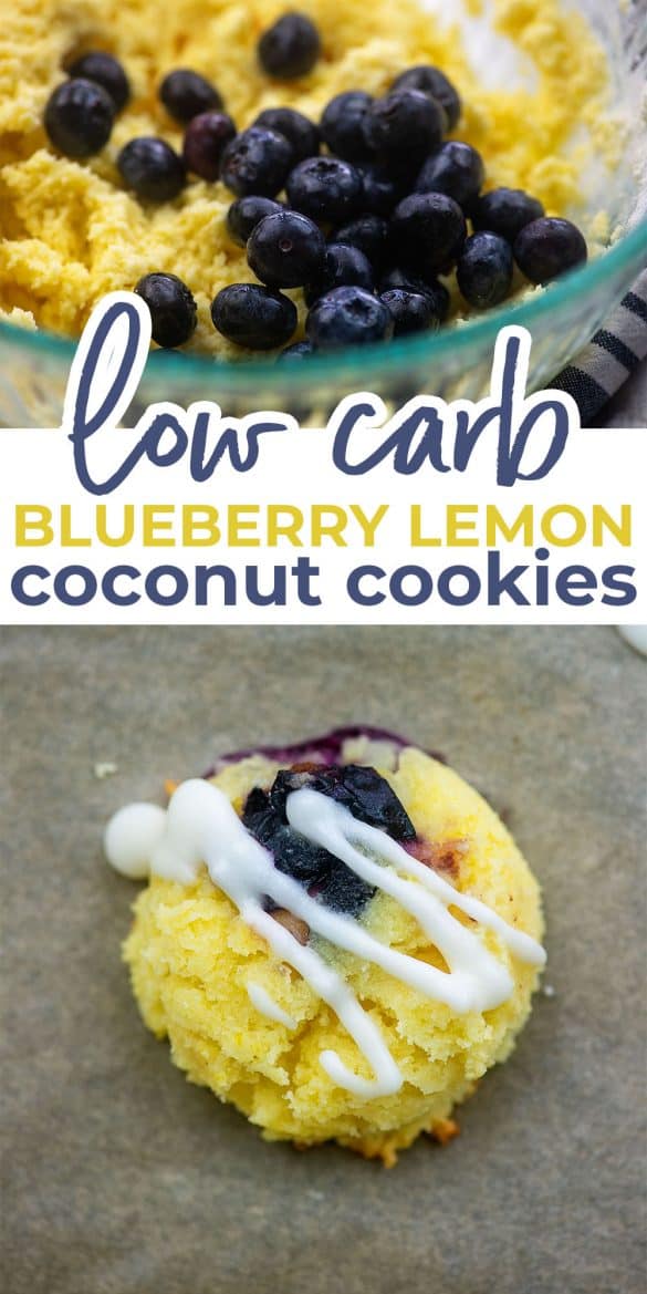 Keto Lemon Cookies with Blueberries! That Low Carb Life