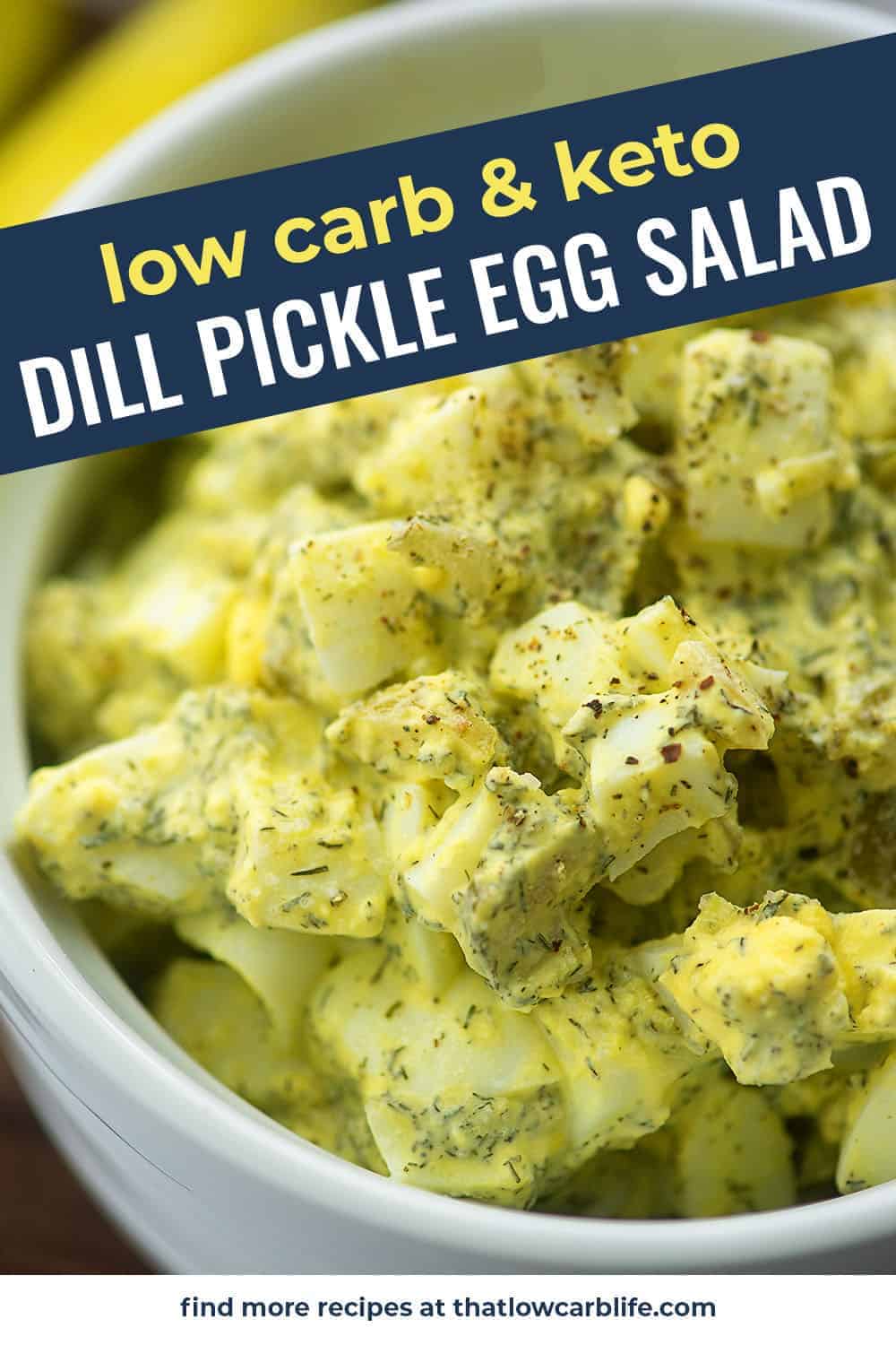 Keto Dill Pickle Egg Salad Sandwich! That Low Carb Life