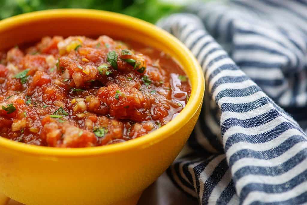 finely chopped salsa recipe