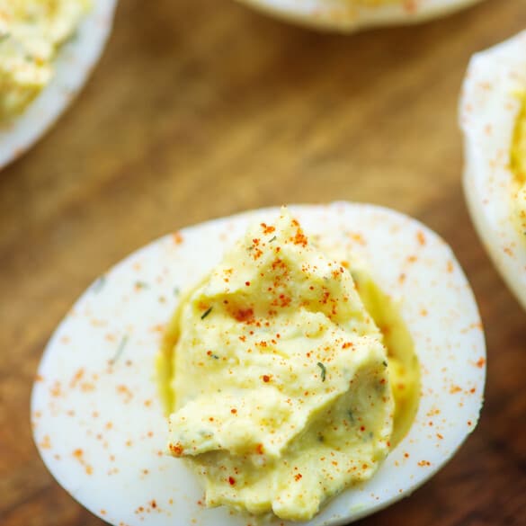 The BEST Horseradish Deviled Eggs That Low Carb Life