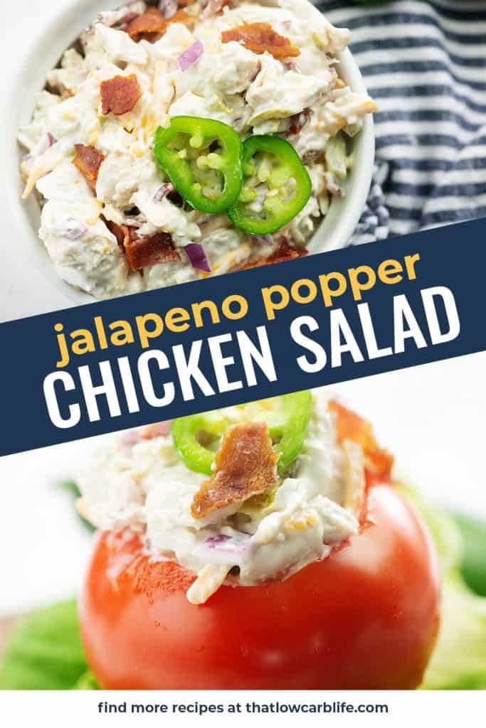 chicken salad photo collage for pinterest