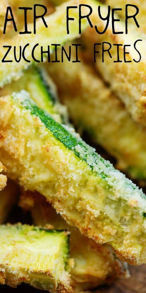 zucchini strips with breading in pile