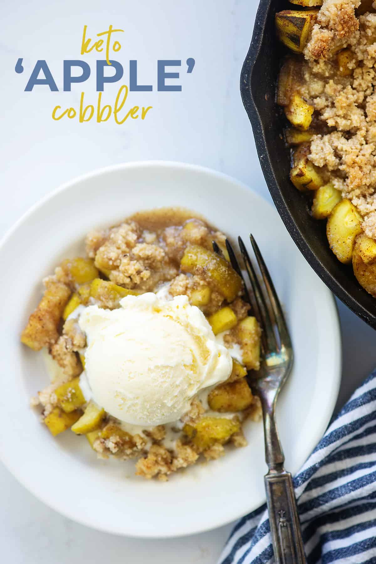 The BEST Keto Apple Crisp Recipe That Low Carb Life