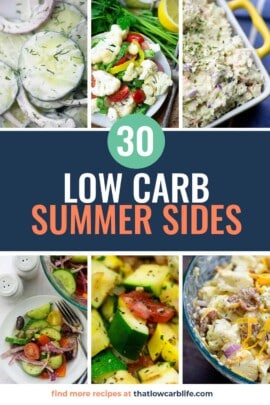 collage of summer side dish recipes for pinterest