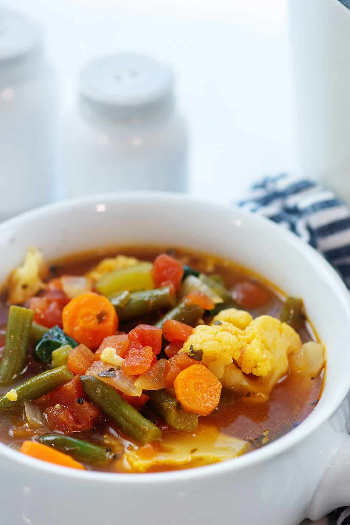 Easy & Hearty Keto Vegetable Soup - That Low Carb Life