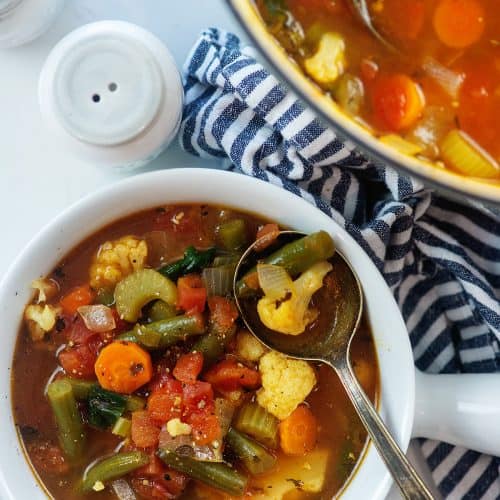 Easy & Hearty Keto Vegetable Soup - That Low Carb Life