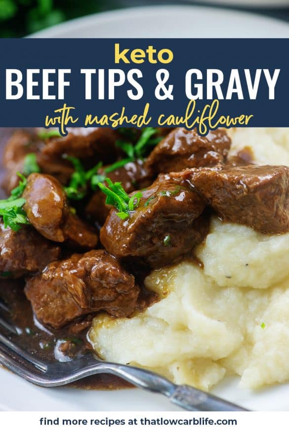 The BEST Keto Beef Tips and Gravy That Low Carb Life