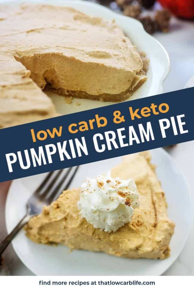 The BEST Keto No Bake Pumpkin Pie - That Low Carb Life