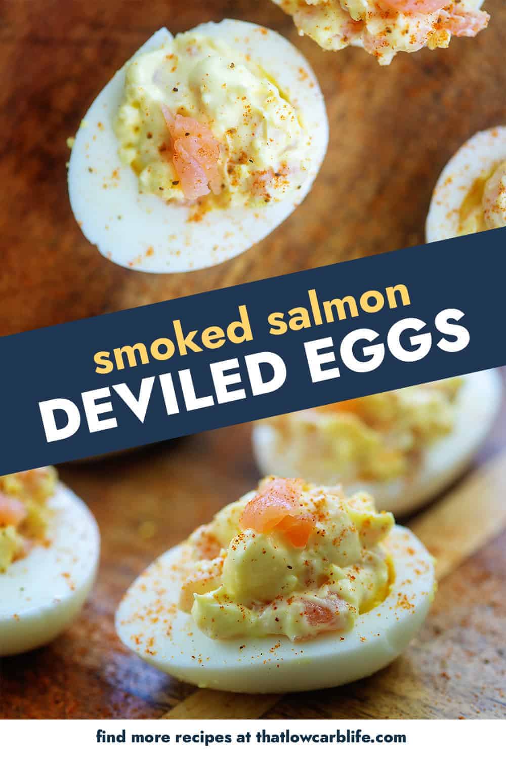 keto deviled eggs photo collage