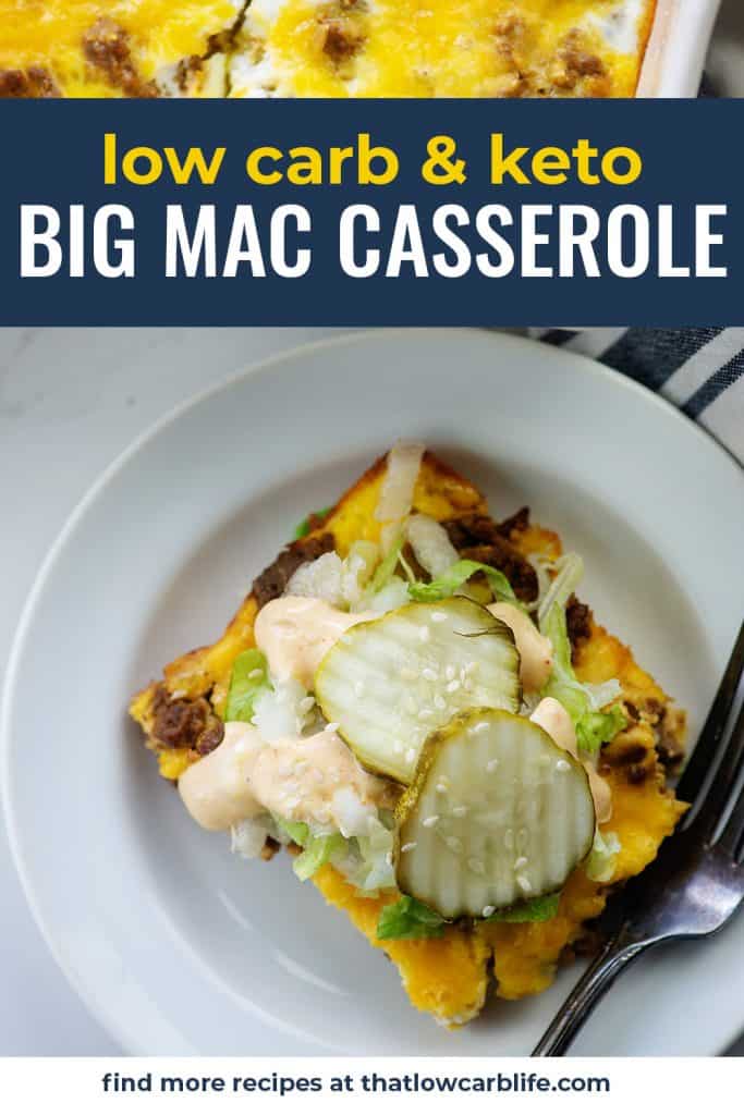 Big Mac Casserole With Special Sauce That Low Carb Life