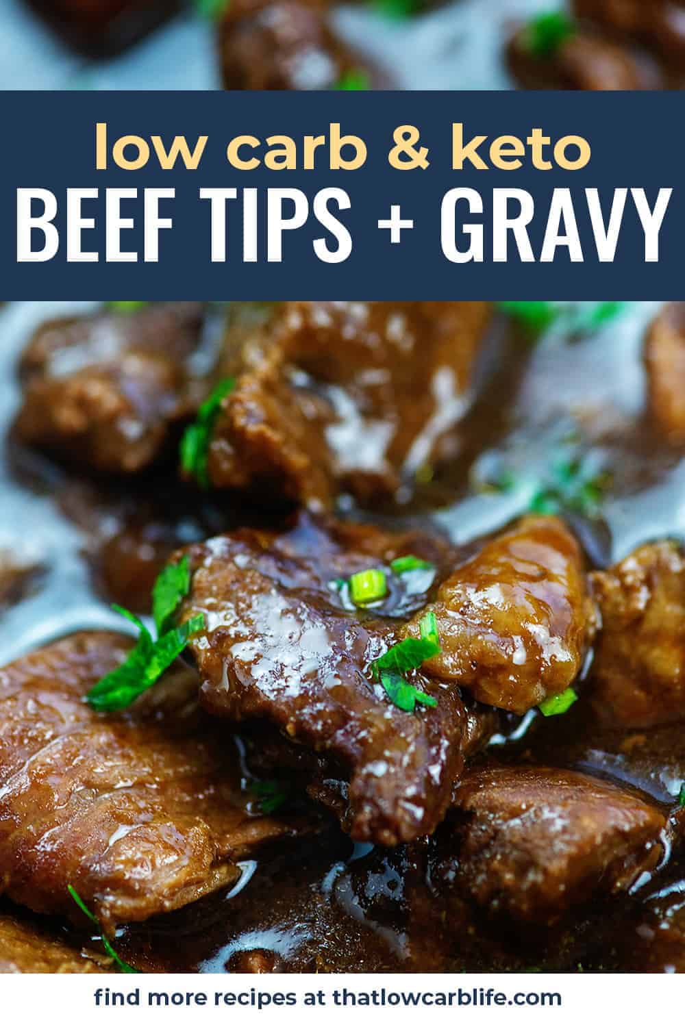The BEST Keto Beef Tips and Gravy That Low Carb Life