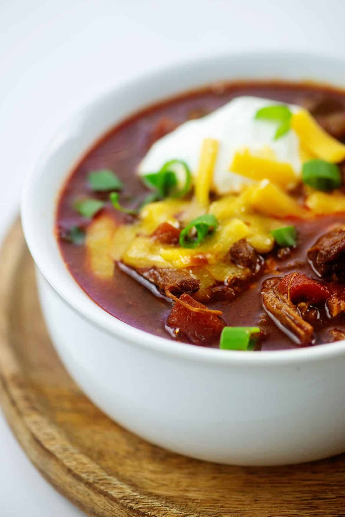 Low Carb Shredded Beef Chili - That Low Carb Life