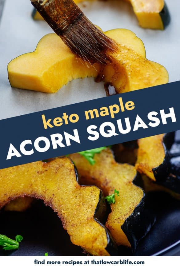 Maple Roasted Acorn Squash That Low Carb Life
