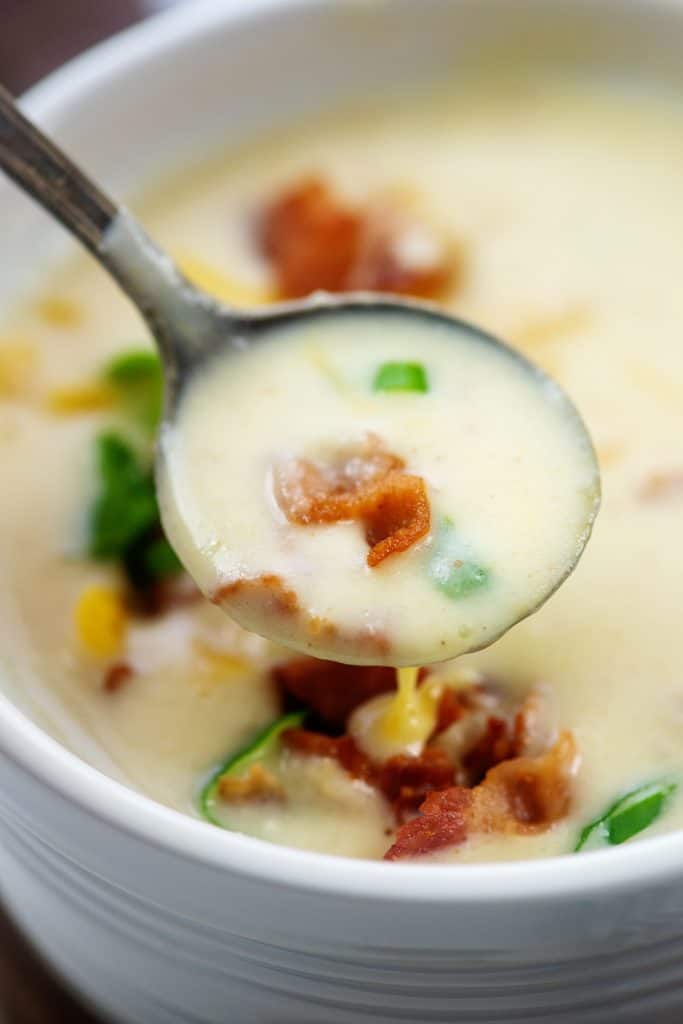 Instant Pot Cauliflower Soup That Low Carb Life   Creamy Cauliflower Soup 683x1024 