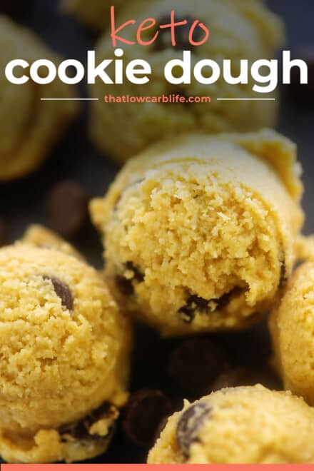 Easy No Bake Keto Cookie Dough That Low Carb Life