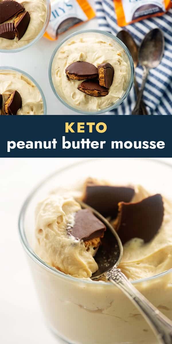 Keto Peanut Butter Mousse Recipe | That Low Carb Life