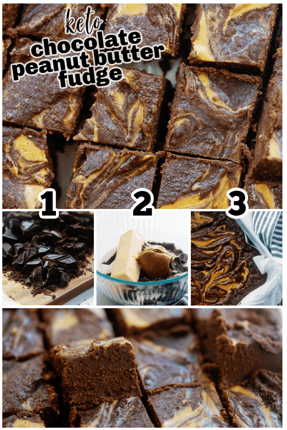 Keto Chocolate Peanut Butter Fudge That Low Carb Life